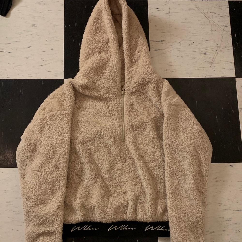 Wlkn fuzzy hoodie